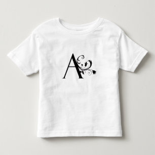 T-shirt letter A