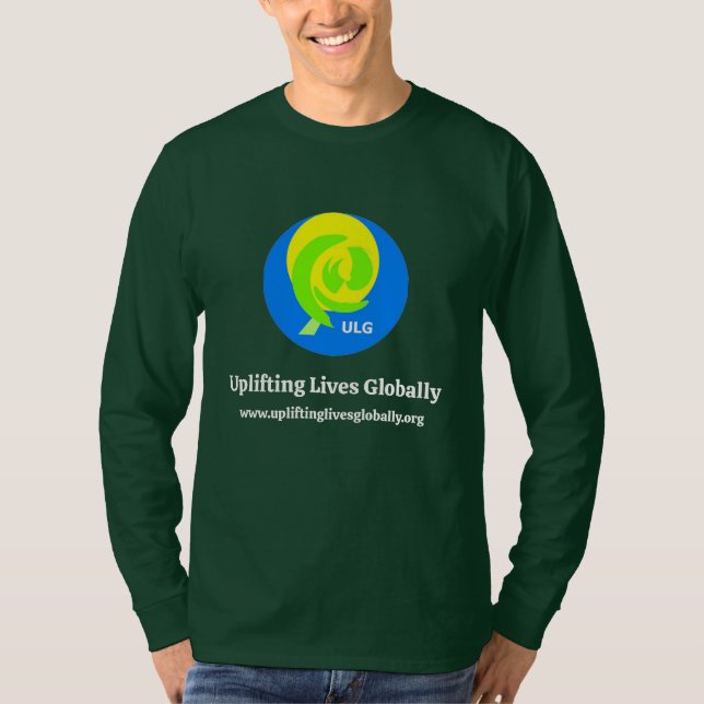 T-Shirt Lon Sleeve - Forest Green (Front)