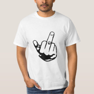 T-shirt male middle finger for men