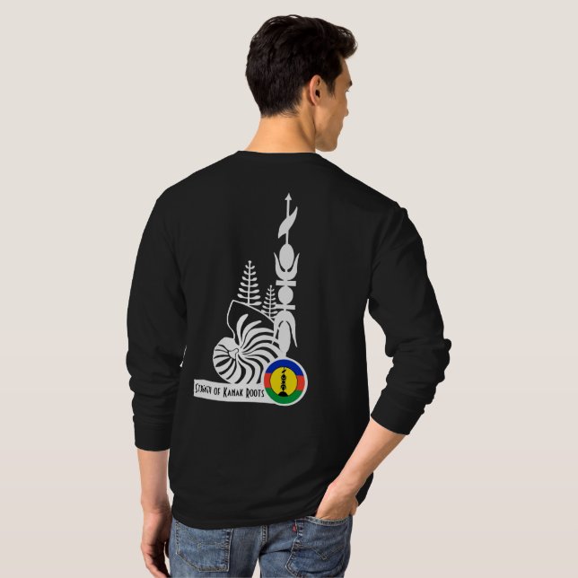 T-shirt manches longues Strength of Kanak Roots (Back Full)