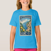 T-Shirt: Mediterranean Italy- Vintage