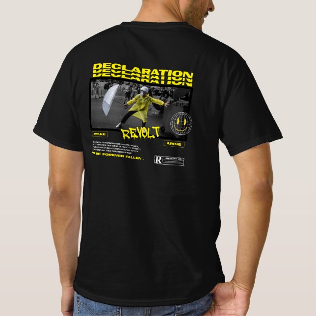 T-shirt mens DECLARATION  (Back)