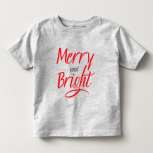 T-Shirt : Merry and Bright (grey)