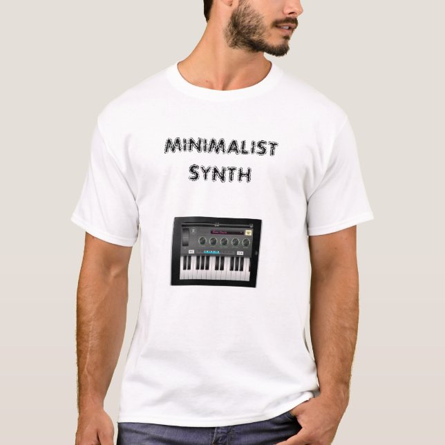 T-Shirt    MINIMALIST SYNTH (Front)