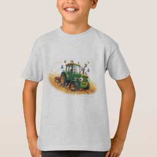 T-Shirt mit Traktor Motiv