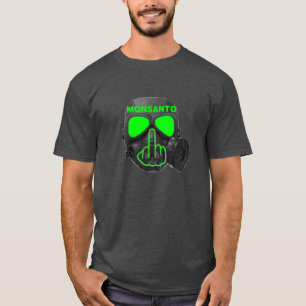 T-Shirt Monsanto Gas Mask Flip