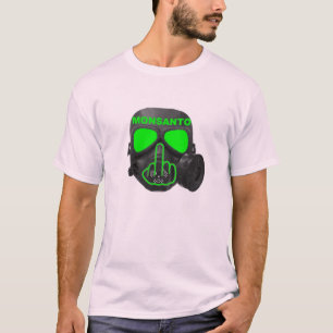 T-Shirt Monsanto Gas Mask Flip