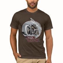 T-shirt moto board track racer