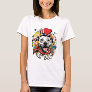 t-shirt My best friend pitbull