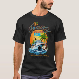 T-Shirt name Personalised Cruise Ship Family Trip