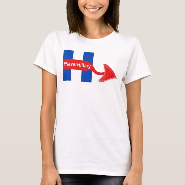 T-Shirt Never Hillary (Front)