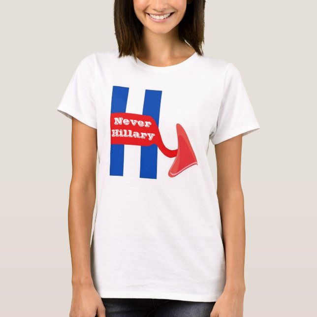T-Shirt Never Hillary (Front)