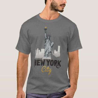 T-SHIRT NEW YORK CITY NEW FASHION DESIGNER TEE