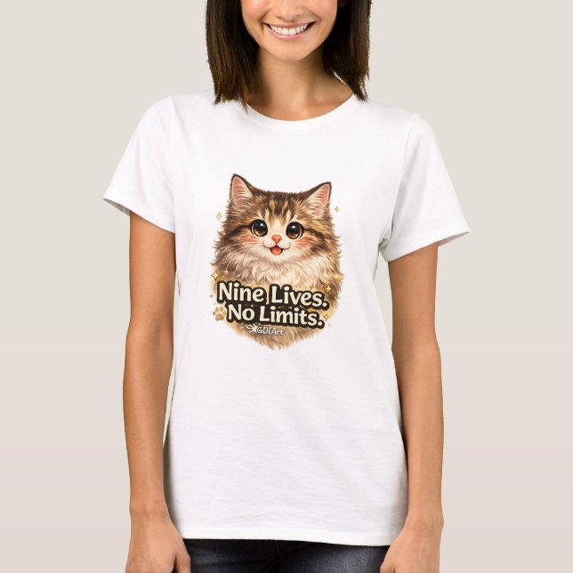 T-Shirt - Nine Lives. No Limits. (Front)