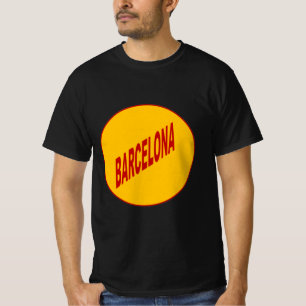 T-shirt noir homme  BARCELONA