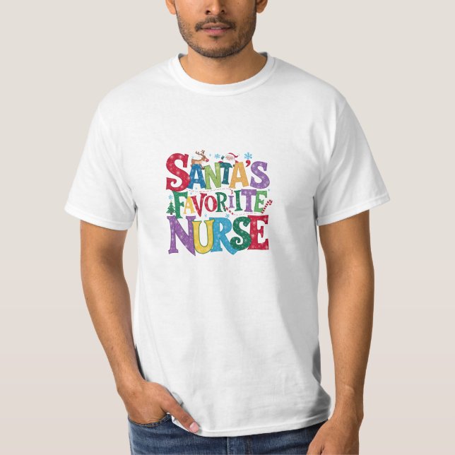 T-Shirt - Nurse - Santa (Front)