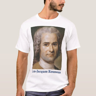 T-shirt on Jean-Jaques Rousseau & Liberty