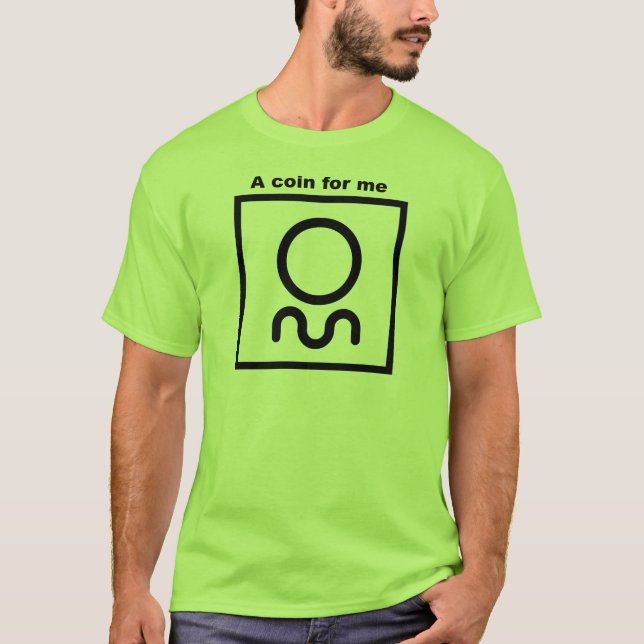 T-Shirt - Orienteering - A coin for me (Front)