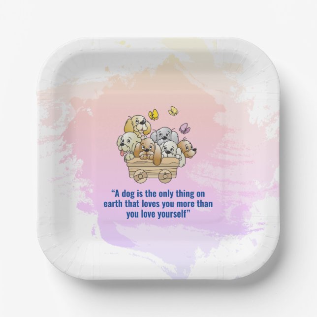 T-shirt Paper Plate (Front)