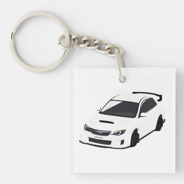 T-shirt Passion Rallye pour Fans de Sportives Key Ring (Front)
