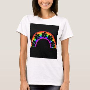 T-Shirt Paws On A Rainbow