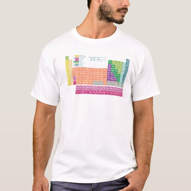 T-Shirt periodic table of elements (Front)