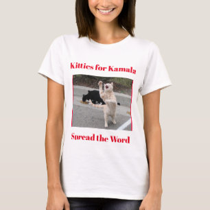T-shirt:, photo:  Kitties for Kamala T-Shirt