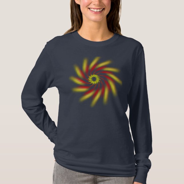 T-shirt - Pinwheel (dark) (Front)