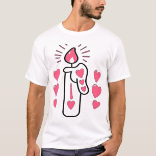 T-shirt pour femme pour la Saint-Valentin 2025