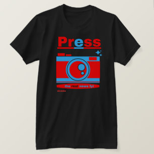 t-shirt   "PRESS"
