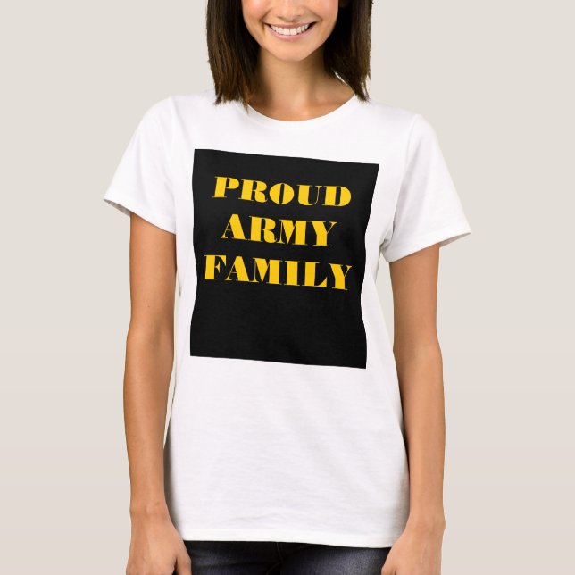 T-Shirt Proud Army Family (Front)