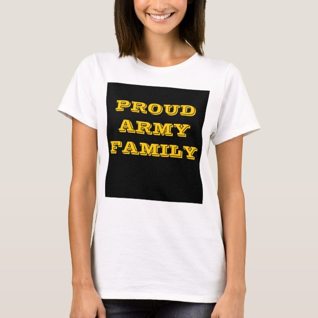T-Shirt Proud Army Family (Front)