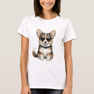 T-Shirt Punk Corgi on both side