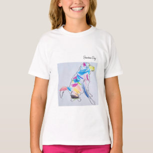 T-Shirt Rainbow Dog