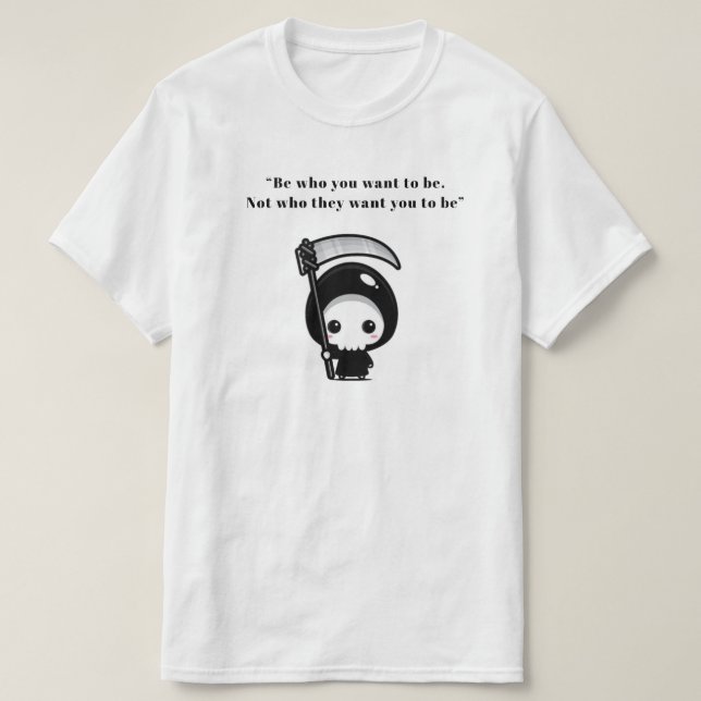 T-Shirt reaper vector with quote  (Design Front)