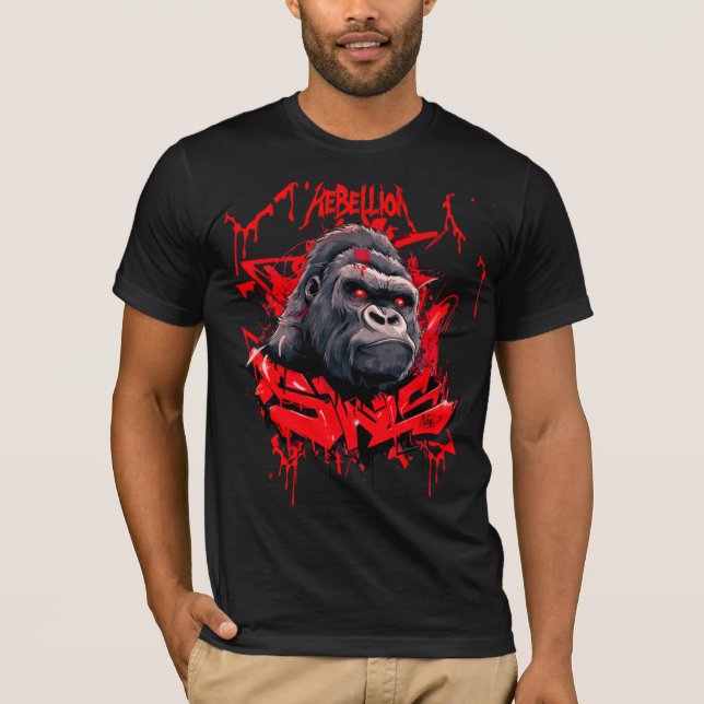 T-Shirt Rebellion78  Graffiti Gorilla  (Front)