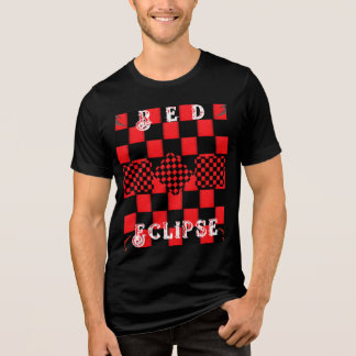 T-Shirt Red eclipse Tri-Blend Shirt