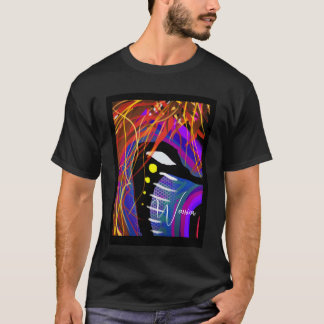 T-Shirt Retro Warrior Abstract Vintage 