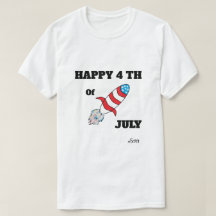 T-Shirt ; Rocket 4Th Of July