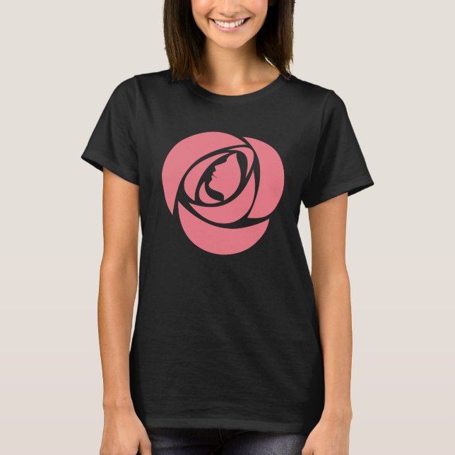 T-shirt  Rose front Diversity Statement back (Front)