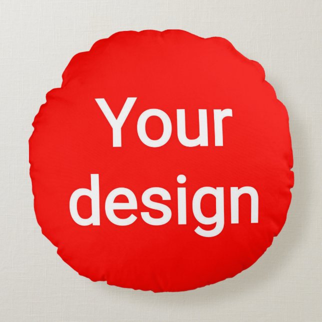 T-Shirt Round Cushion (Front)