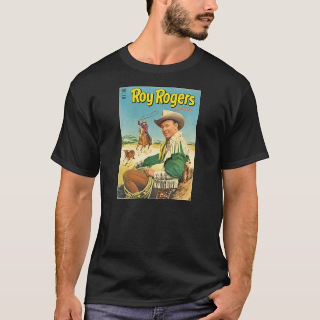 T-Shirt ROY ROGERS 1952 Comic Book Cover ROUND-UP (Front)