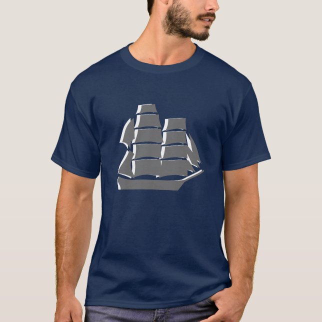 T-Shirt - Sailing Ship (Front)