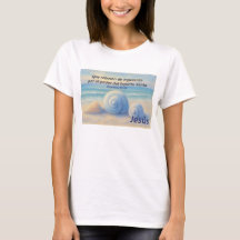 T-Shirt seashells by the Seashore with Romans Bibl