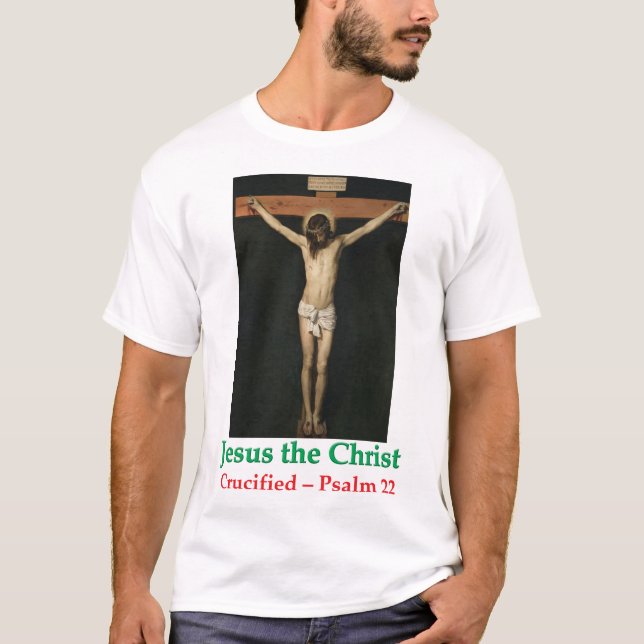 T-Shirt showing crucifixion of Jesus the Christ