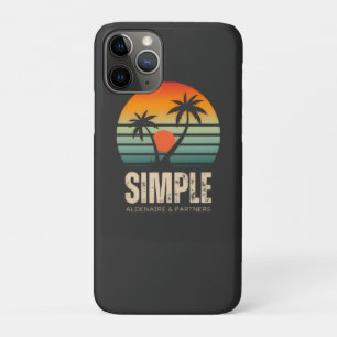 T-shirt Simple Sunset - Tropical vibes design iPhone 11 Pro Case