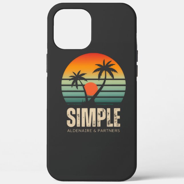 T-shirt Simple Sunset - Tropical vibes design Watc Case-Mate iPhone Case (Back)