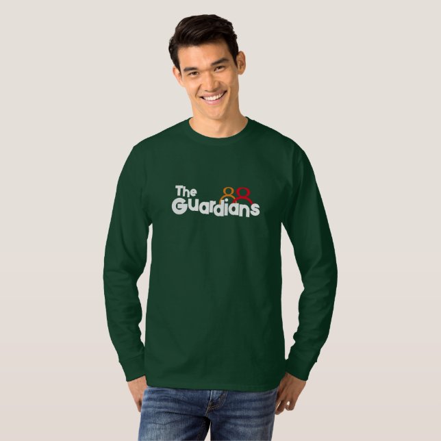 t shirt simple with word the guardians (Front Full)