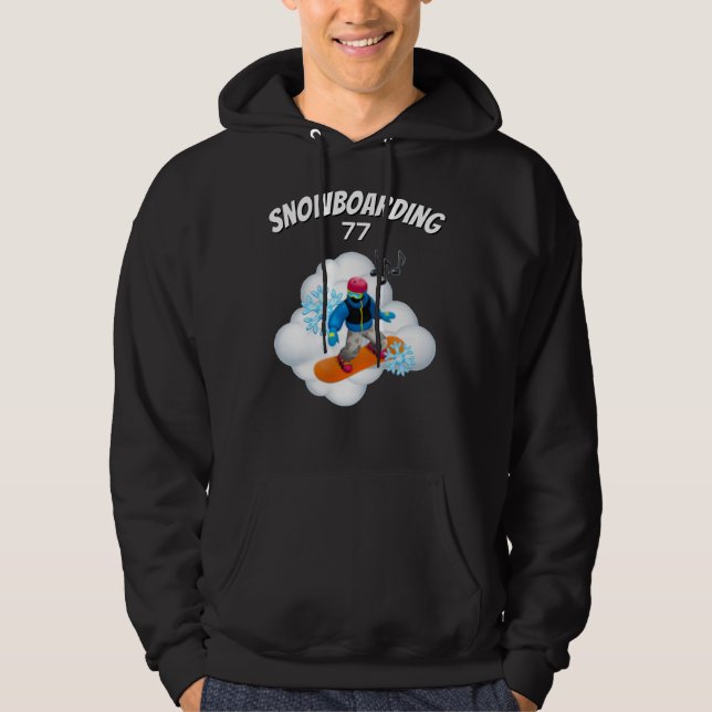T-Shirt Snowboarding mood  Hoodie (Front)