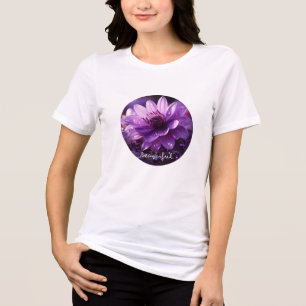 T-Shirt, Solid Black Triblend Tri-Blend Shirt